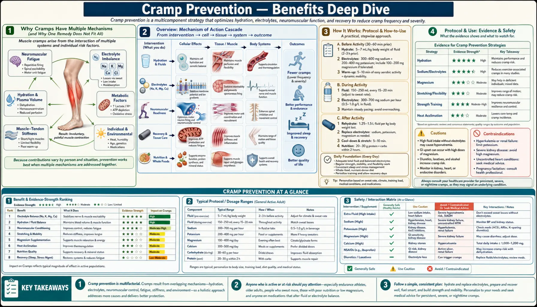 Benefits — scientific infographic poster