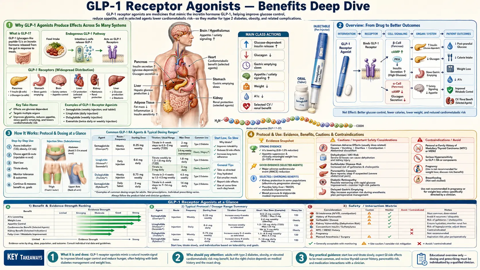 Benefits — scientific infographic poster