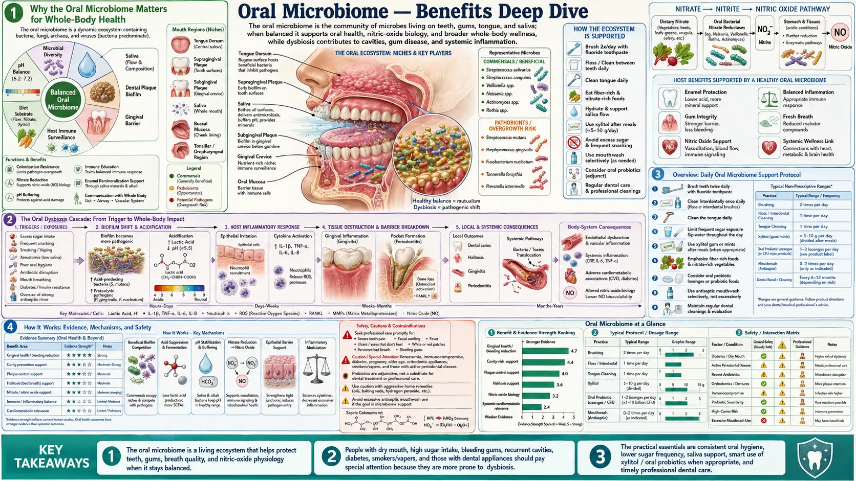 Benefits — scientific infographic poster