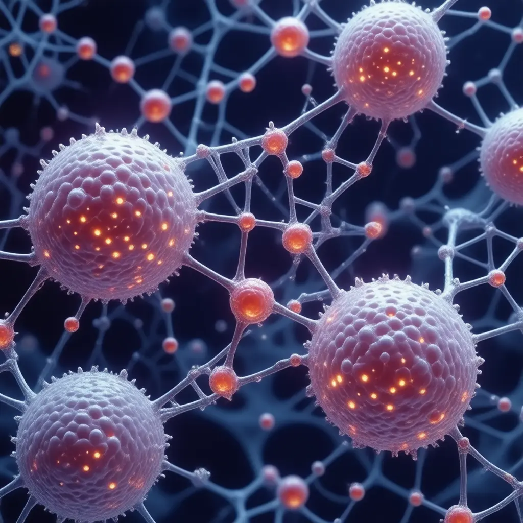 Microscopic view of Fluoride in Water cellular damage
