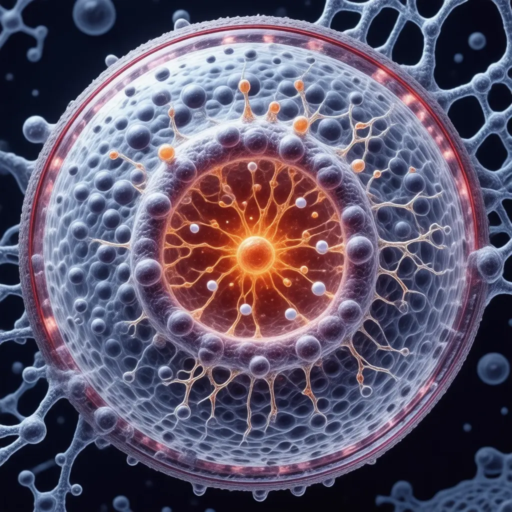 Microscopic view of Seed Oils cellular damage