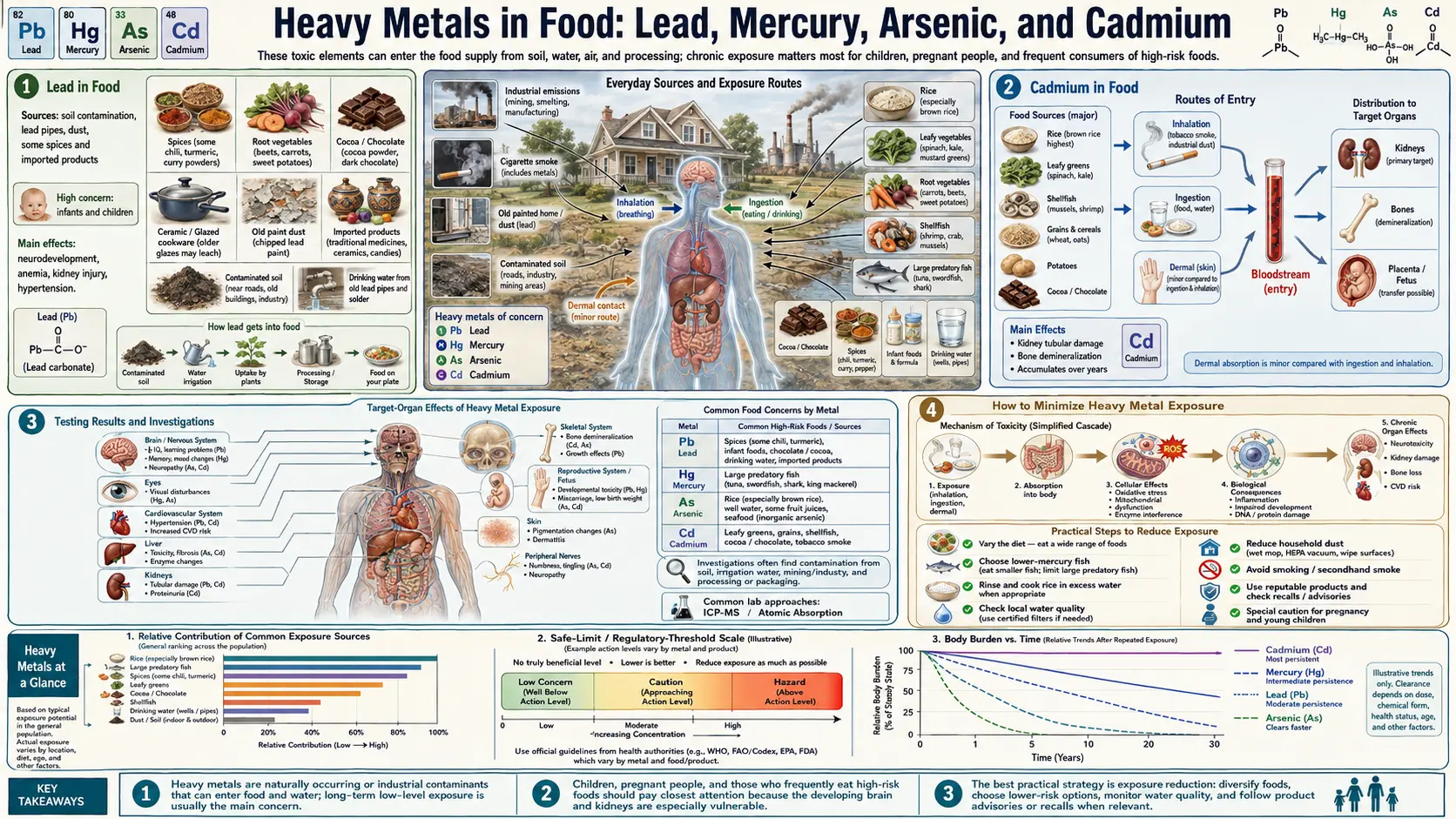 Heavy Metals — scientific infographic poster
