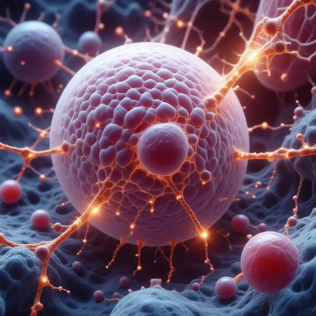 Microscopic view of Mercury Toxicity cellular damage