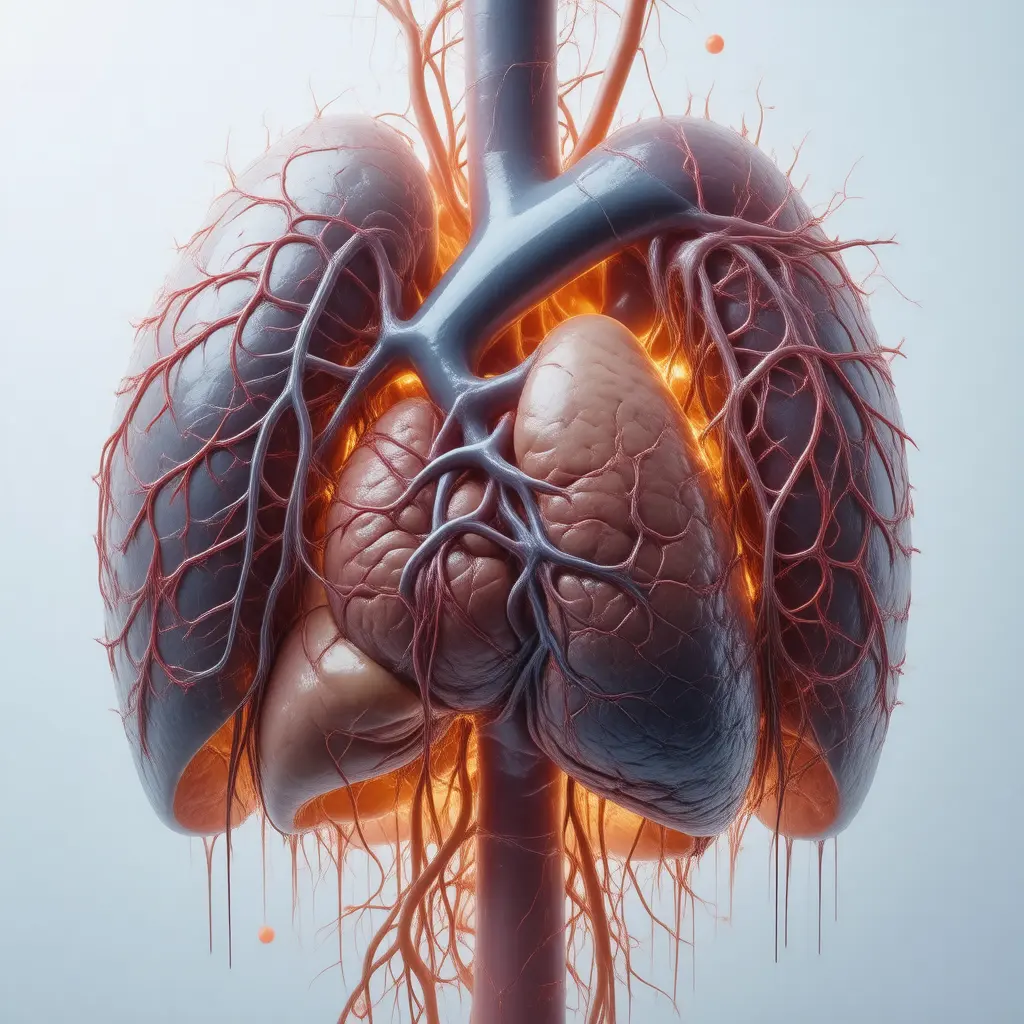 Anatomical illustration of organs affected by Household Chemicals exposure