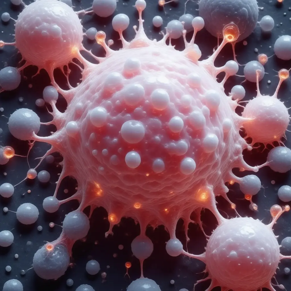 Microscopic view of Salt cellular damage