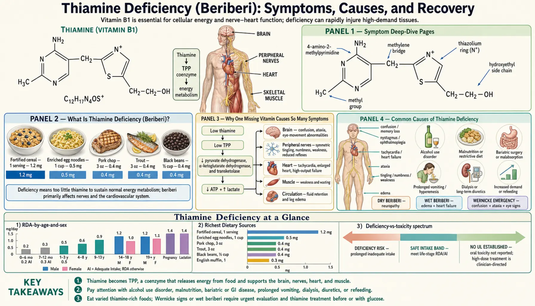 Deficiency — scientific infographic poster