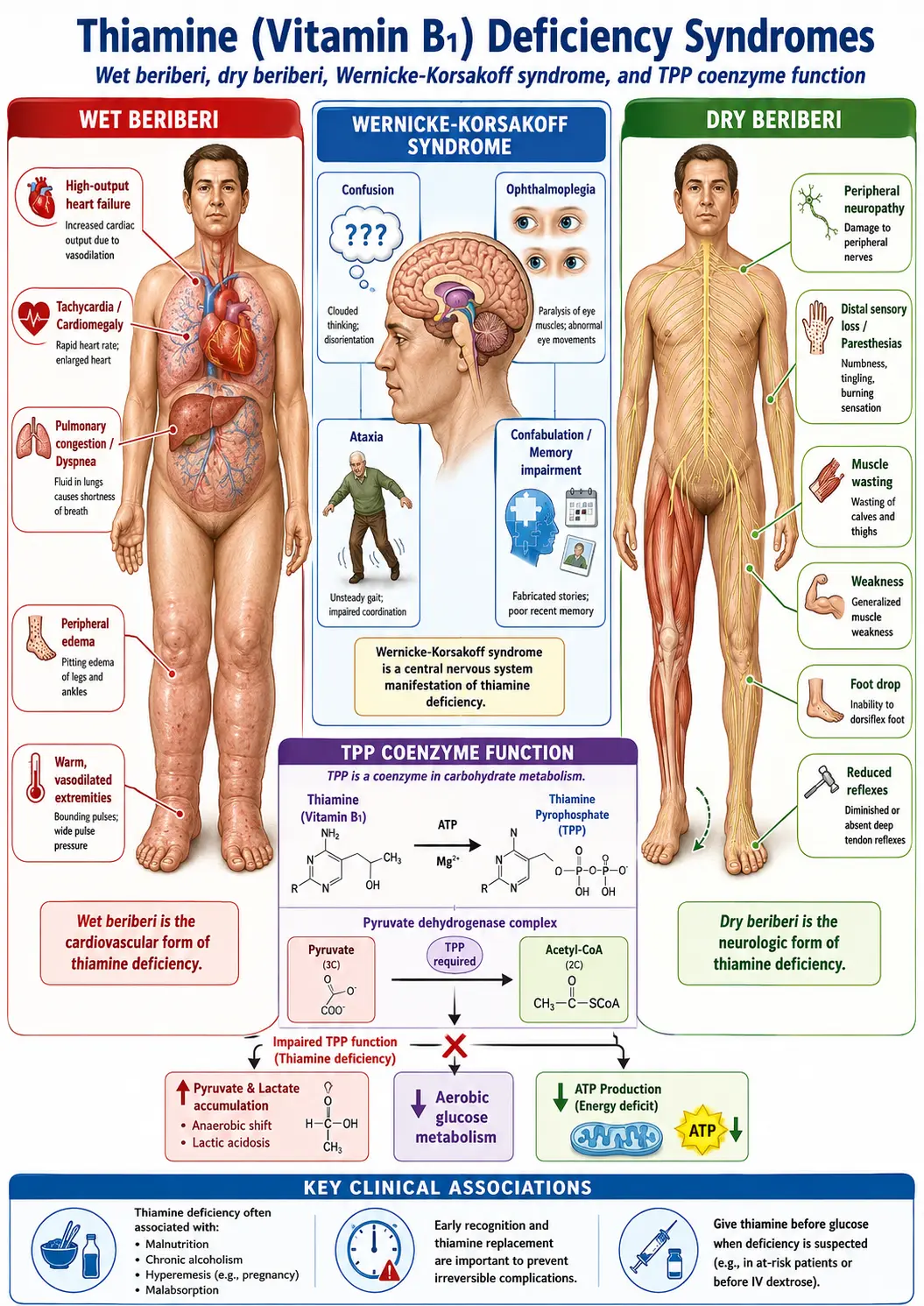 Thiamine deficiency beriberi